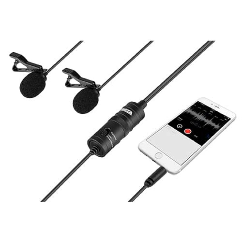 BOYA BY-M1DM Dual Lavalier Microphone